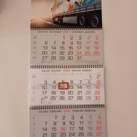 Kalendorių gamyba