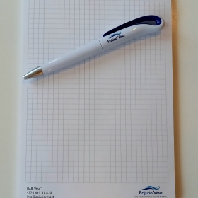 Bloknotai su logotipu